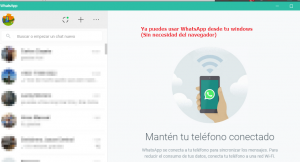 WhatsApp en windows