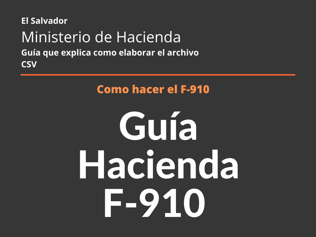 Guía de Hacienda F-910