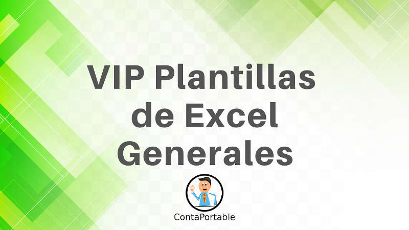 VIP Plantrillas de excel generales