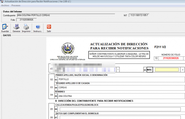 Formulario F-211 ¿cuándo presentarlo ? > Contaportable