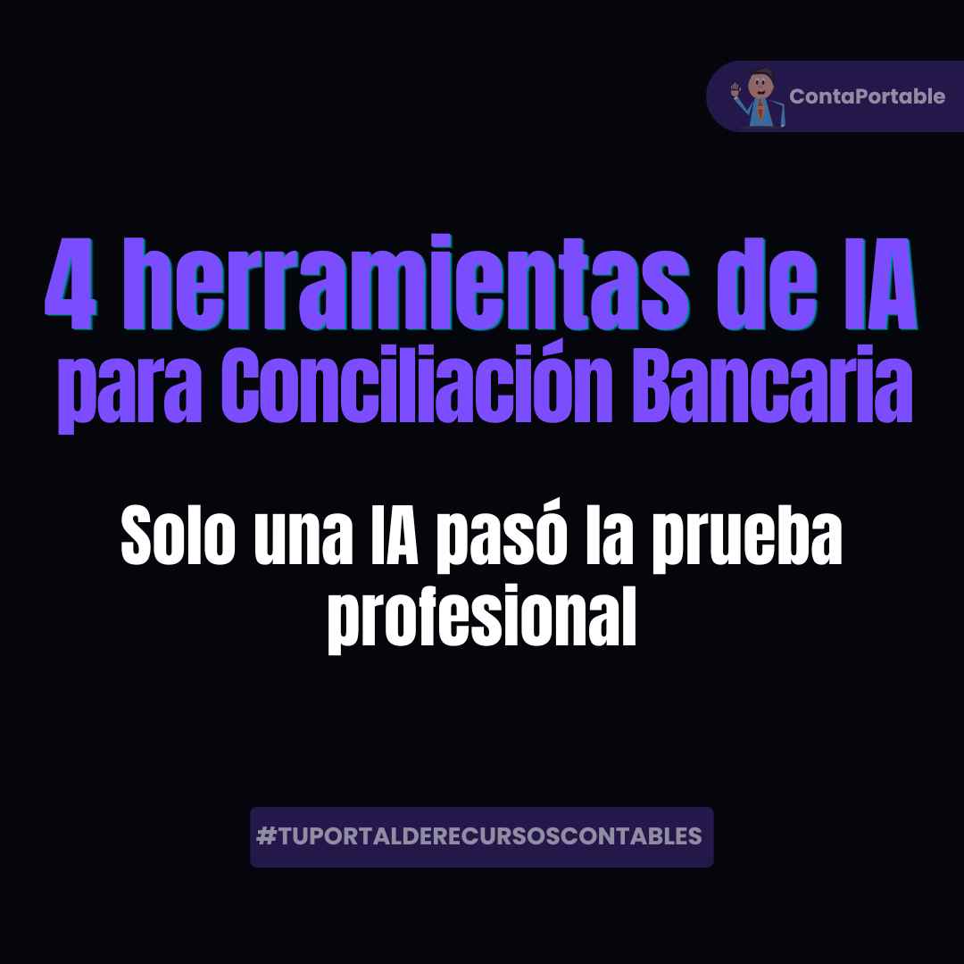 IA para conciliación bancaria: comparación entre ChatGPT, Claude, Gemini y Copilot