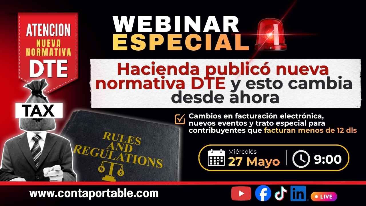 ATENCIÓN Hacienda publicó nueva normativa DTE y esto cambia desde ahora.