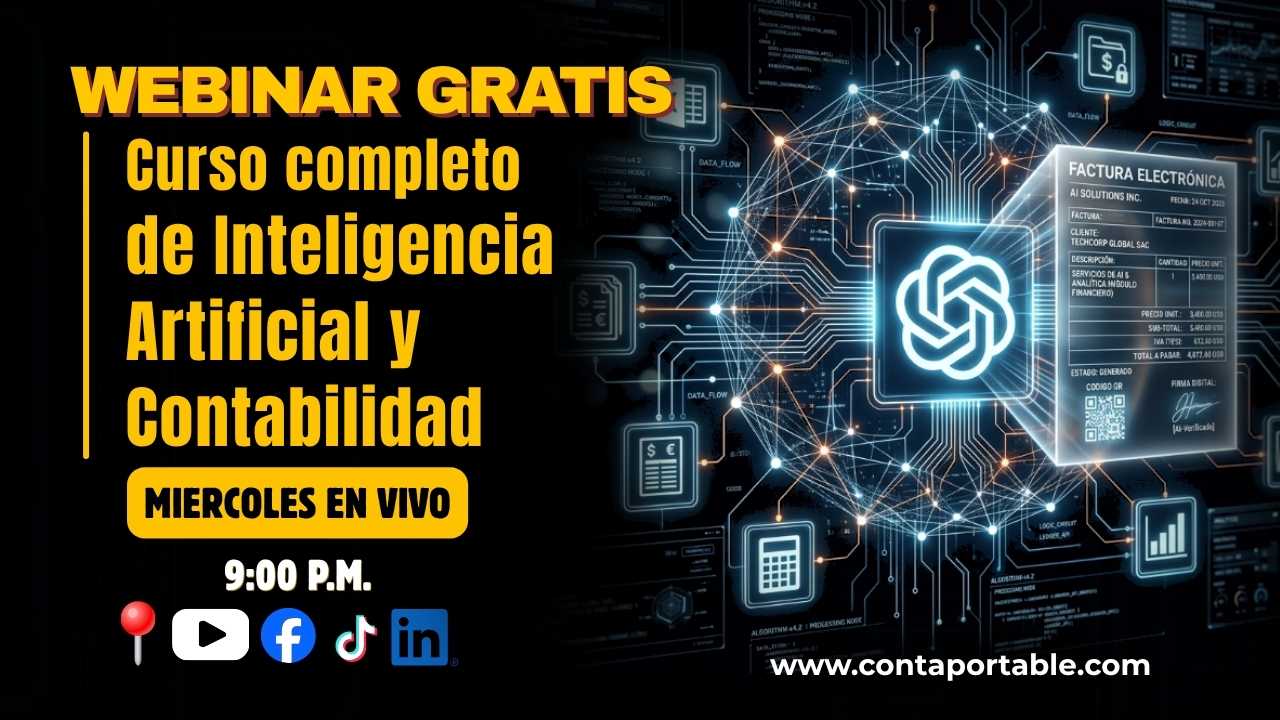 Webinar: Curso completo de Inteligencia Artificial y Contabilidad