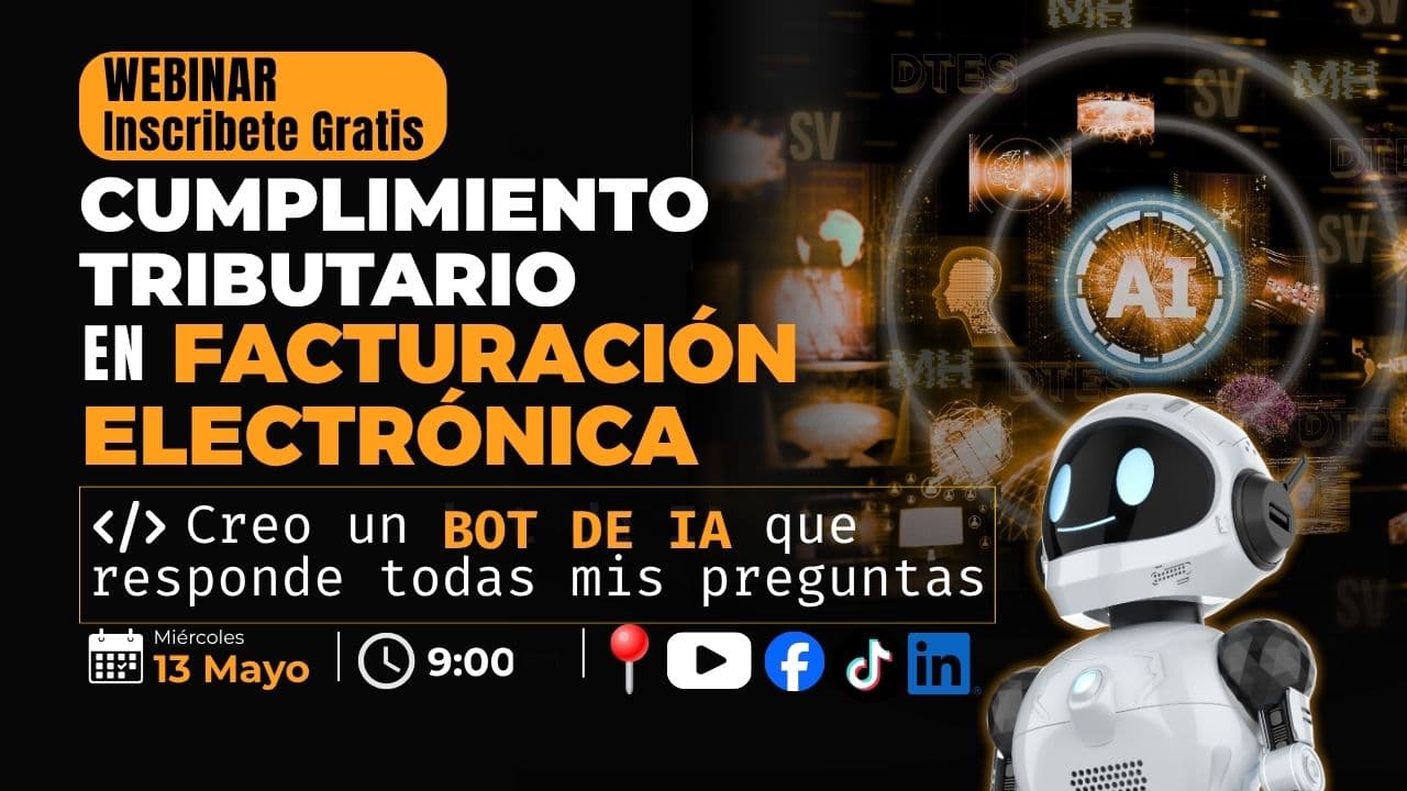 Webinar Gratis Facturación Electrónica e IA