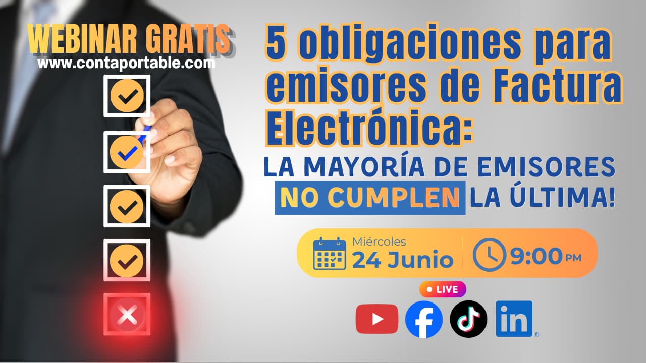 5 obligaciones para emisores de Factura Electrónica: la mayoría de emisores no cumplen la última!