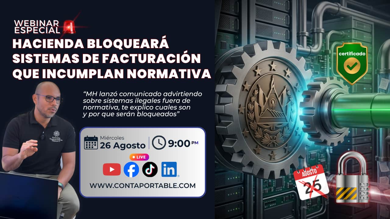 Webinar sobre los sistemas de facturación que Hacienda podría bloquear por incumplir la normativa.